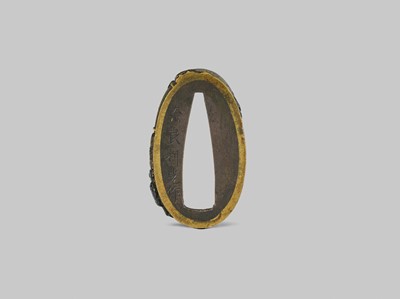 Lot 320 - NARA TOSHIMITSU: A FINE NARA SCHOOL SENTOKU FUCHI DEPICTING A LAKESIDE PAVILION