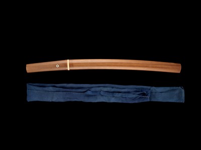 Lot 287 - NOBUYOSHI: A WAKIZASHI IN SHIRASAYA WITH SAYAGAKI AND NTHK CERTIFICATE