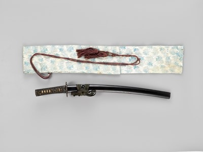 Lot 289 - A WAKIZASHI IN SHIRASAYA WITH KOSHIRAE AND TWO NBTHK CERTIFICATES