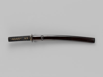 Lot 282 - KANEMOTO: A WAKIZASHI IN KOSHIRAE