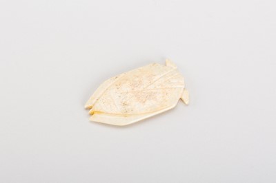 Lot 811 - A JADE TONGUE AMULET IN THE FORM OF A CICADA, HAN DYNASTY