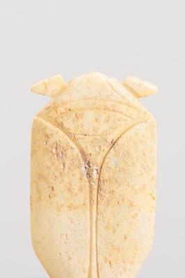 Lot 811 - A JADE TONGUE AMULET IN THE FORM OF A CICADA, HAN DYNASTY