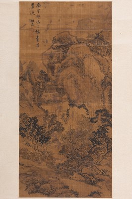 A SCROLL PAINTING OF A LANDSCAPE IN SICHUAN, 18TH CENTURY
