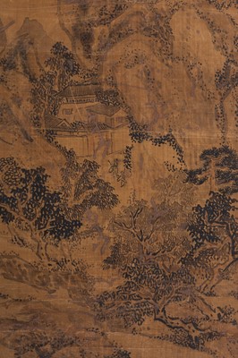 A SCROLL PAINTING OF A LANDSCAPE IN SICHUAN, 18TH CENTURY