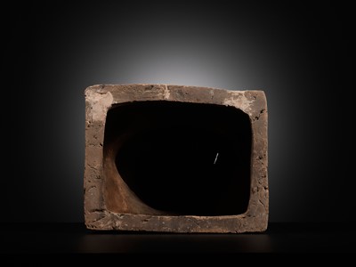 Lot 208 - A POTTERY FIGURE OF JAMBHALA, MAJAPAHIT PERIOD, 14TH-16TH CENTURY