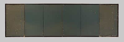 Lot 242 - A SIX-PANEL ‘PANORAMA OF THE TOKAIDO WITH MOUNT FUJI’ BYOBU SCREEN