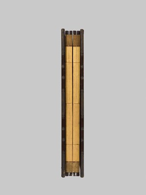 Lot 242 - A SIX-PANEL ‘PANORAMA OF THE TOKAIDO WITH MOUNT FUJI’ BYOBU SCREEN
