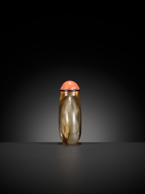 Lot 470 - A SUPERB DENDRITIC CHALCEDONY SNUFF BOTTLE, POSSIBLY IMPERIAL, 1740-1820