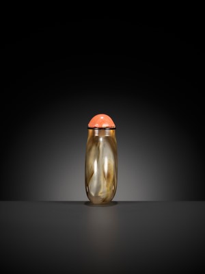 Lot 470 - A SUPERB DENDRITIC CHALCEDONY SNUFF BOTTLE, POSSIBLY IMPERIAL, 1740-1820