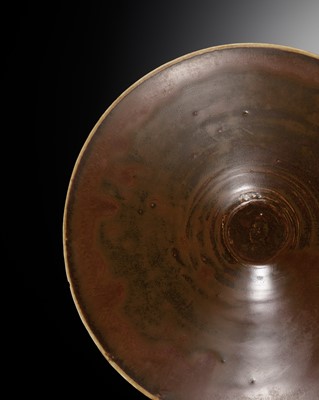 Lot 145 - A DING PERSIMMON-GLAZED CONICAL TEA BOWL, NORTHERN SONG DYNASTY