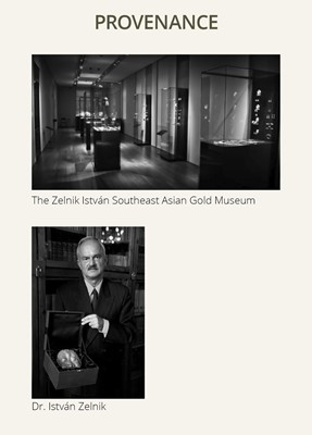 Lot 216 - A RARE SILVER REPOUSSÉ RELIQUARY IN THE FORM OF A STUPA, ANCIENT REGION OF GANDHARA