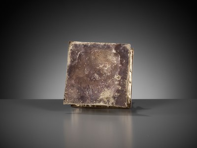 Lot 216 - A RARE SILVER REPOUSSÉ RELIQUARY IN THE FORM OF A STUPA, ANCIENT REGION OF GANDHARA