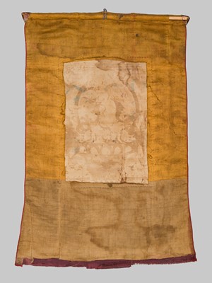 Lot 304 - A THANGKA DEPICTING CHATURBHUJA MANJUSHRI, TIBET, 18TH-19TH CENTURY