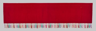 A LARGE EMBROIDERED ‘CELEBRATORY’ BANNER, FIRST HALF OF THE 20TH CENTURY