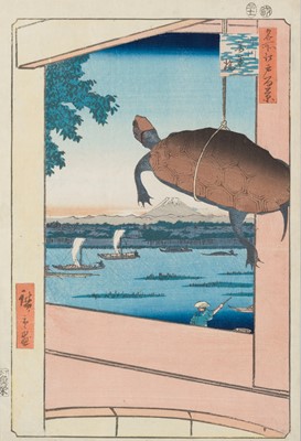 Lot 336 - UTAGAWA HIROSHIGE: MANNEN BRIDGE, FUKAGAWA