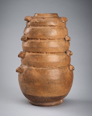 Lot 1707 - A BROWN-GLAZED CERAMIC JAR, EARLY NORTHERN SONG DYNASTY