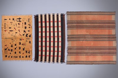 Lot 1237 - A GROUP OF THREE NAGALAND TRIBAL TEXTILES, 1900s