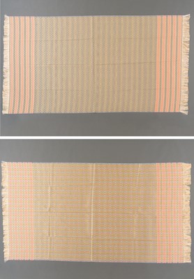 Lot 1088 - A PAIR OF BURMESE TRIBAL SILK TEXTILES