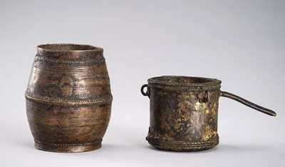 TWO BASTAR BRONZE VESSELS