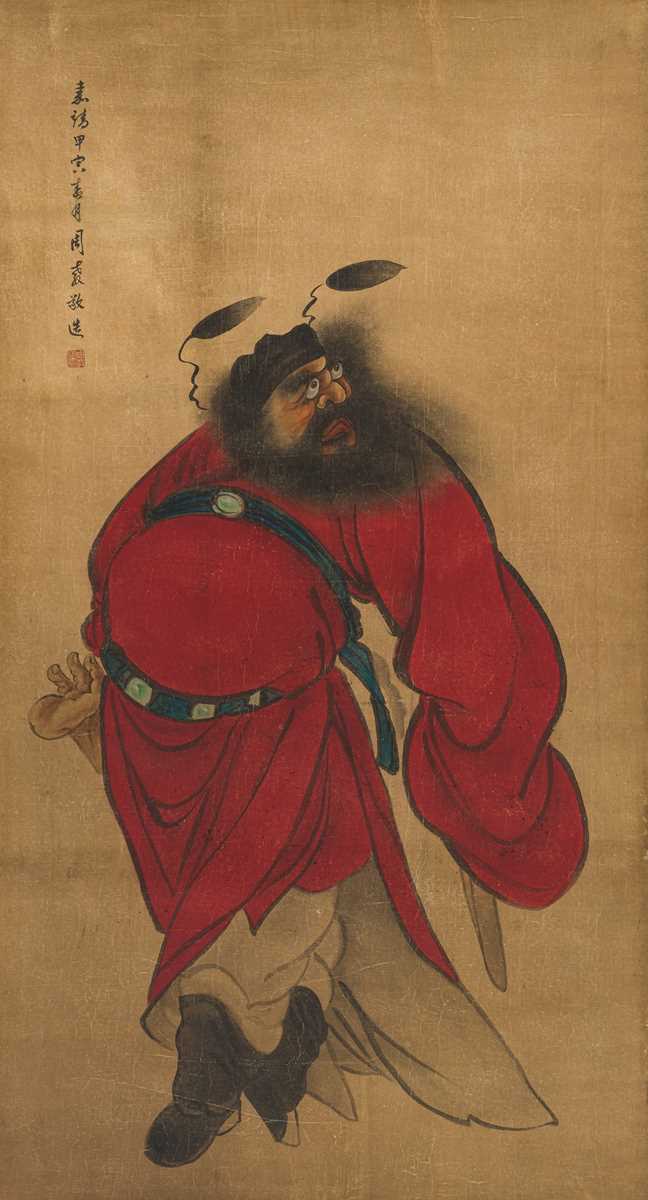 Lot 1142 - ‘ZHONG KUI’, BY ZHOUSAN, 19TH CENTURY