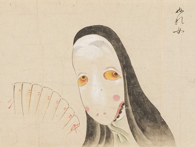 Lot 327 - AN IMPORTANT ‘BAKEMONO NO E’ EMAKI SCROLL FEATURING A TOTAL OF 55 BAKEMONO