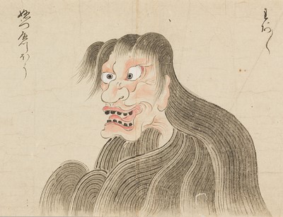 Lot 327 - AN IMPORTANT ‘BAKEMONO NO E’ EMAKI SCROLL FEATURING A TOTAL OF 55 BAKEMONO
