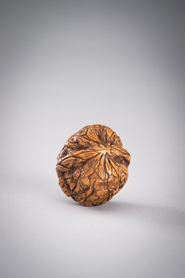 Lot 713 - A GROUP OF THREE WALNUT CARVINGS, c. 19020s