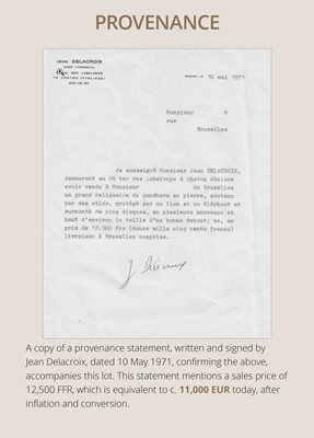 Lot 103 - A GRAY SCHIST STUPA PEG IN THE FORM OF AN ELEPHANT, ANCIENT REGION OF GANDHARA