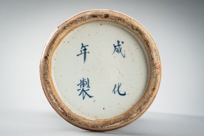 Lot 1913 - A BLUE AND WHITE DOUBLE HAPPINESS YEN YEN PORCELAIN VASE, QING DYNASTY
