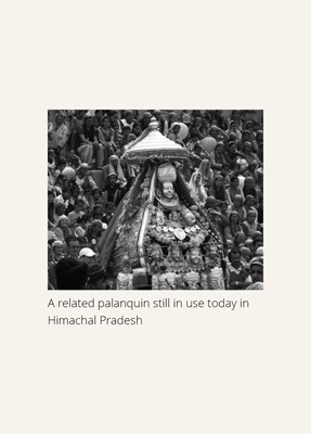 Lot 258 - A BRONZE PROCESSIONAL MASK, MOHRA, DEPICTING LAKSHMI, 17TH-18TH CENTURY