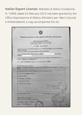 Lot 200 - A LARGE SANDSTONE FIGURE OF TARA, CHAM PERIOD, LATER MY SON E1 STYLE, 8TH-9TH CENTURY