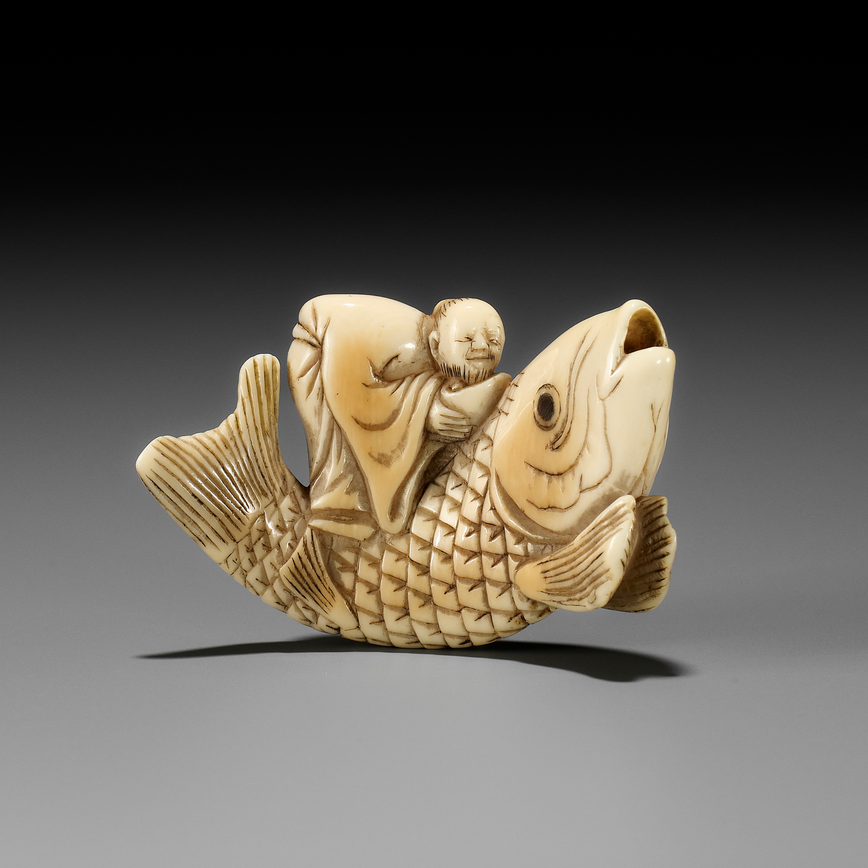Yu〜suke Lot 1 - YOSHITSUGU: AN EARLY IVORY NETSUKE OF KINKO