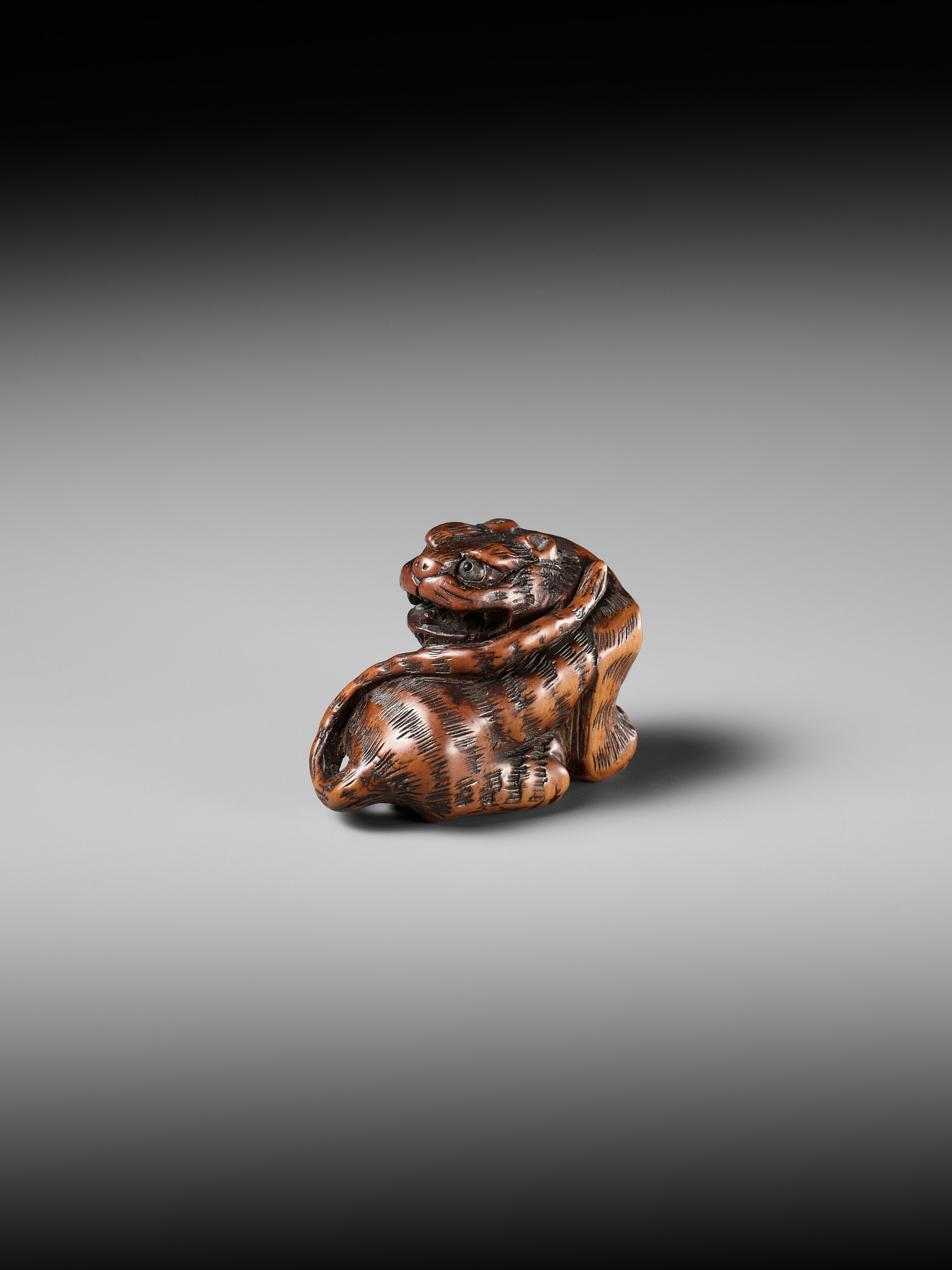 極上 和彫 松山 犬 根付 26g 東キ7-0809☆2F 極上 和彫 松山 犬 根付 26g 東キ7-0809☆2F 極上 和彫