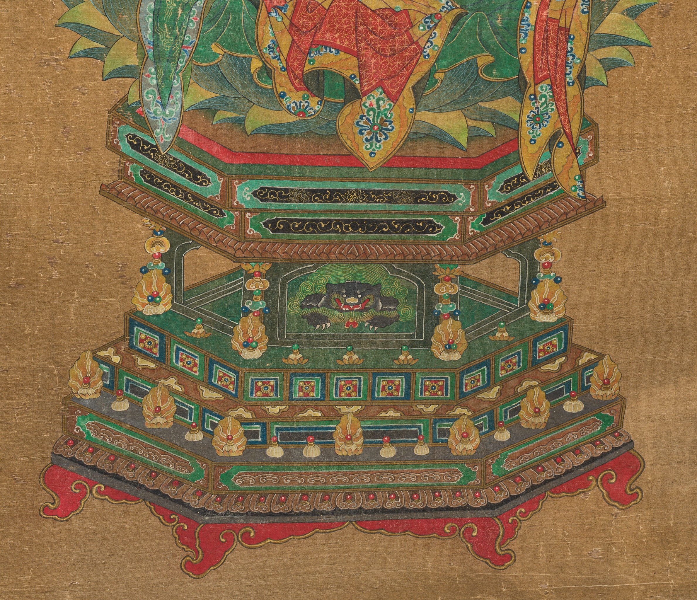 Lot 390 - A BUDDHIST ‘WATER-LAND RITUAL’ VOTIVE