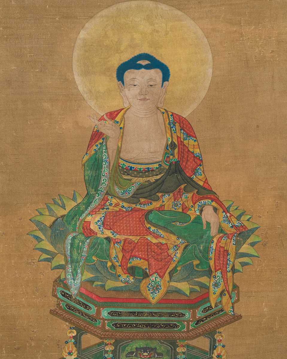 Lot 390 - A BUDDHIST ‘WATER-LAND RITUAL’ VOTIVE