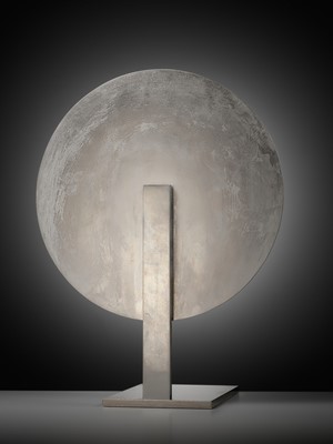 Lot 240 - A PINK SANDSTONE HEAD OF A JINA, 12TH CENTURY