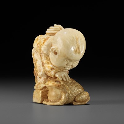 Lot 682 - ALEXANDER DERKACHENKO: BOY AND TOAD