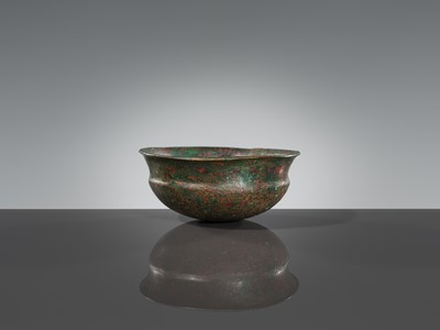 Lot 73 - A BRONZE BOWL, XI, HAN DYNASTY