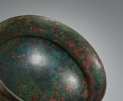 Lot 73 - A BRONZE BOWL, XI, HAN DYNASTY