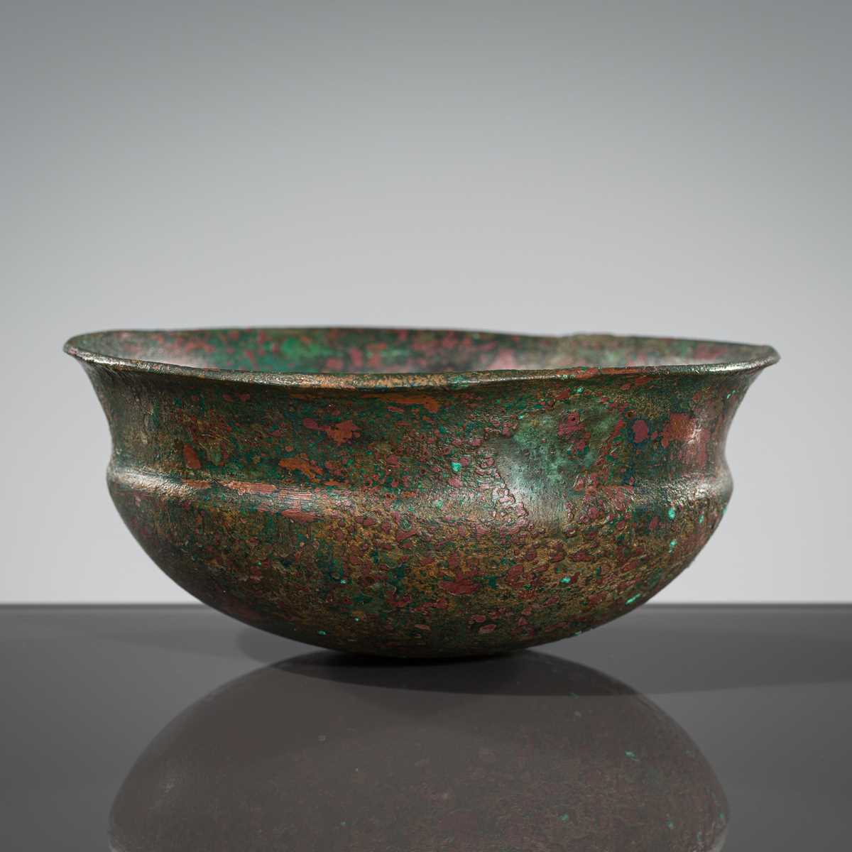 Lot 73 - A BRONZE BOWL, XI, HAN DYNASTY