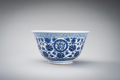 Lot 1949 - A BLUE AND WHITE ‘BAJIXIANG’ PORCELAIN BOWL, DAOGUANG MARK AND PERIOD
