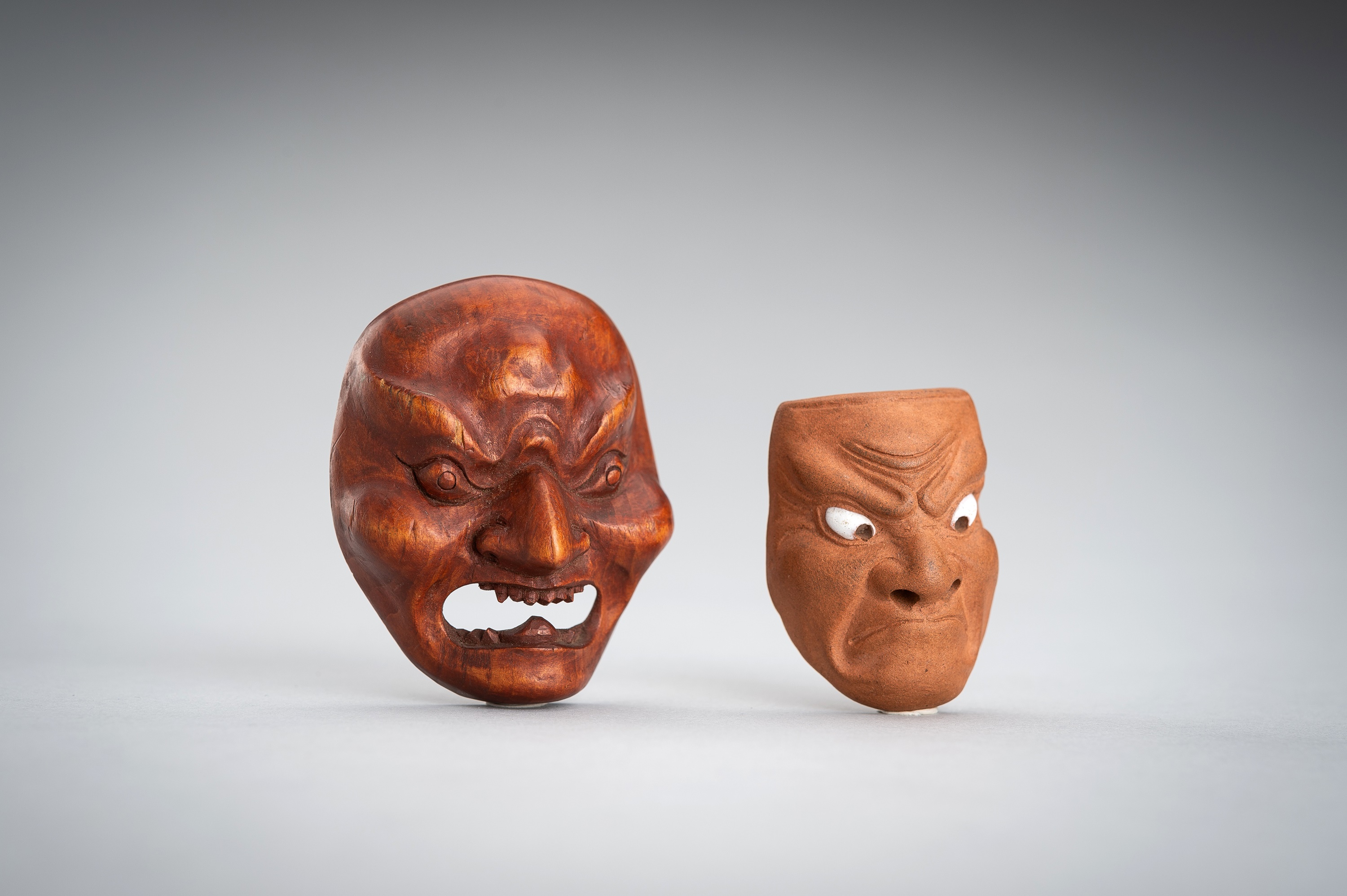 【お気に入り】 ONKO EIGHT WITH LOT A - 490 Lot POTTERY MASK WOOD AND コレクション