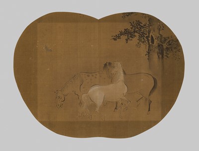Lot 505 - ‘THREE HORSES’, EARLY QING DYNASTY