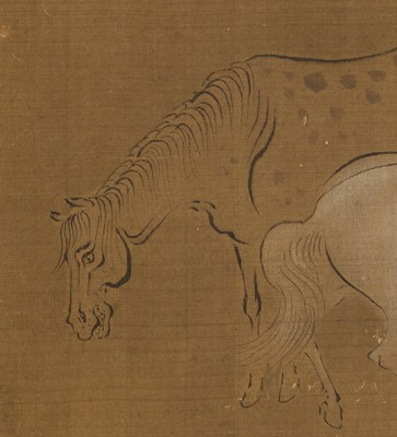 Lot 505 - ‘THREE HORSES’, EARLY QING DYNASTY