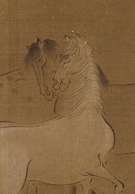 Lot 505 - ‘THREE HORSES’, EARLY QING DYNASTY