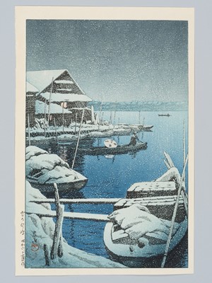 Lot 359 - KAWASE HASUI: SNOW AT MUKOJIMA