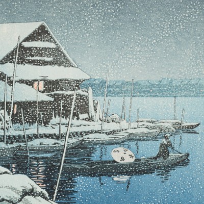 Lot 359 - KAWASE HASUI: SNOW AT MUKOJIMA