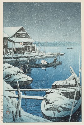 Lot 359 - KAWASE HASUI: SNOW AT MUKOJIMA