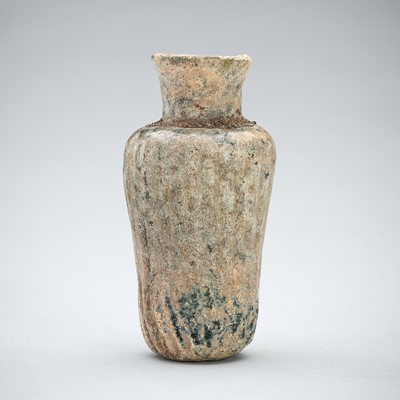 Lot 1295 - A SMALL ROMAN GLASS BOTTLE, c. 1ST CENTURY AD