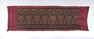 Lot 982 - A KHMER SILK HOL PIDAN (CEREMONIAL HANGING)